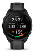 Smartwatch Relógio Garmin Forerunner 165 43mm Preto Mesh Cinza