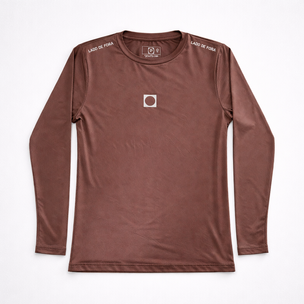 Camiseta Manga Longa Dry Brown