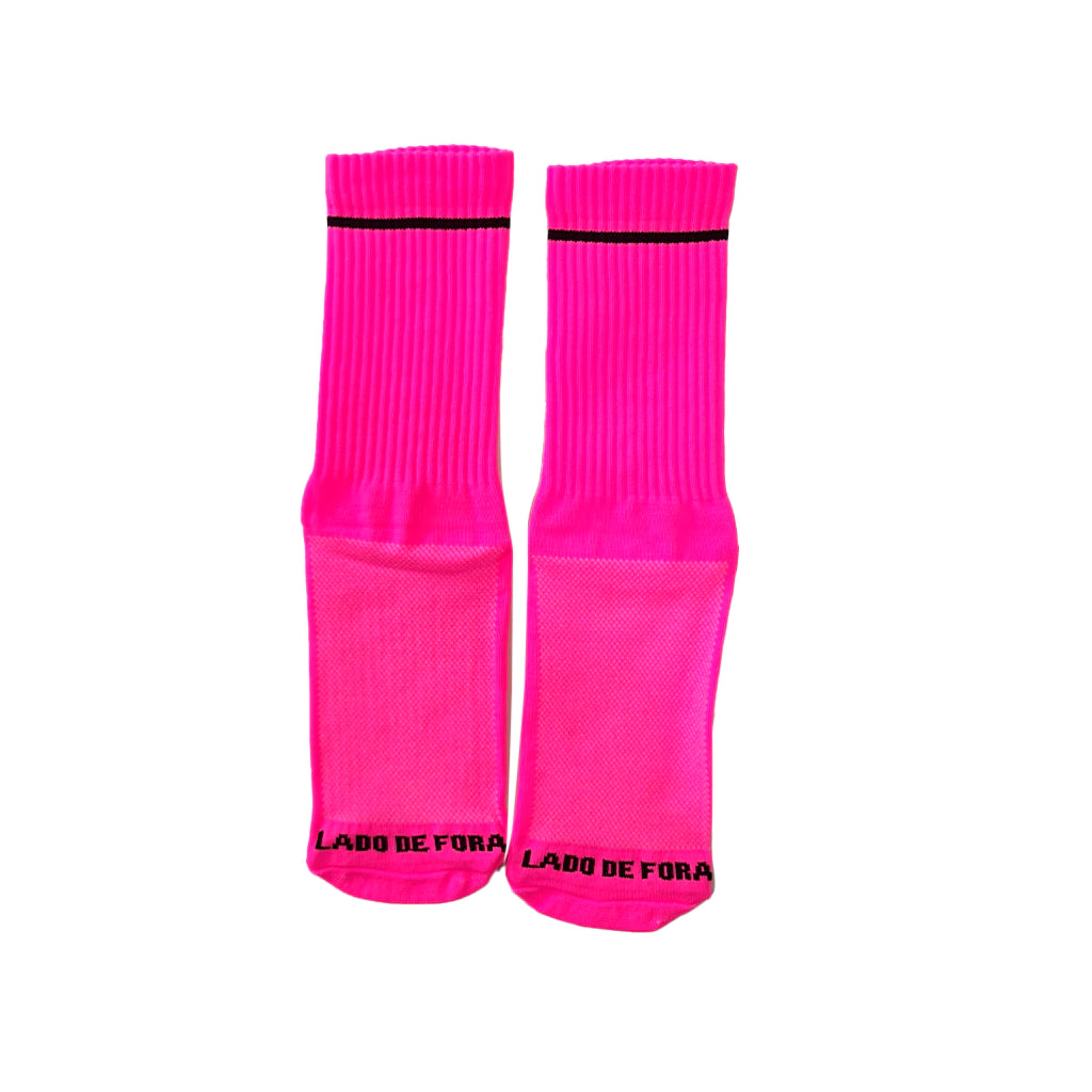 Super Meia - Rosa Neon