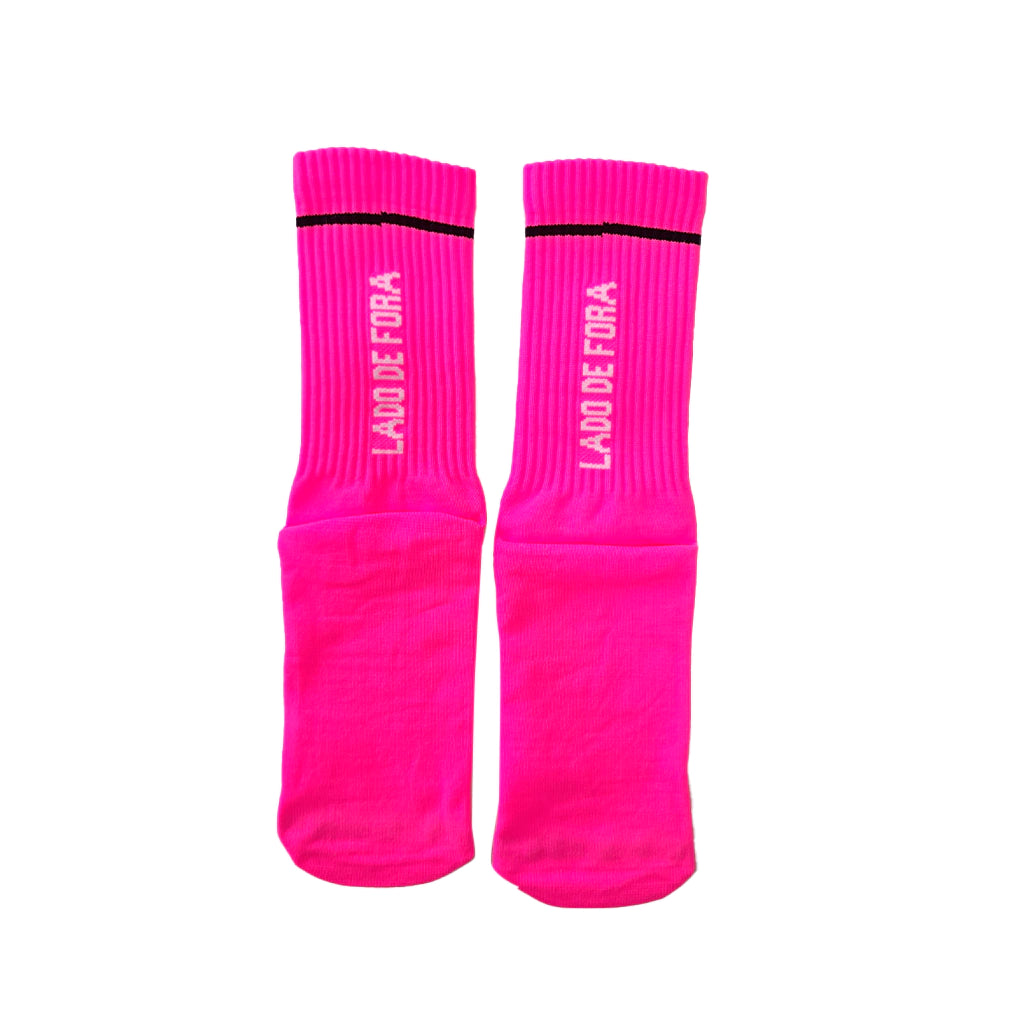 Super Meia - Rosa Neon