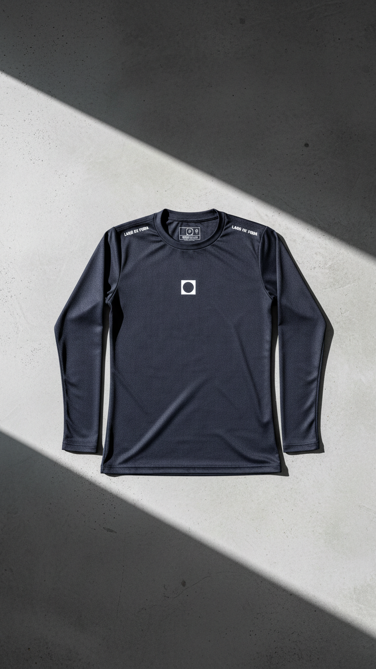 Camiseta Manga Longa Dry Preto