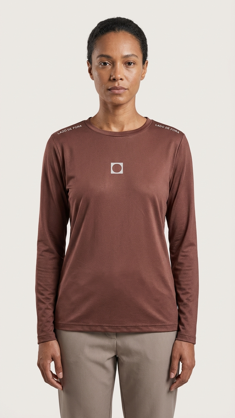 Camiseta Manga Longa Dry Brown