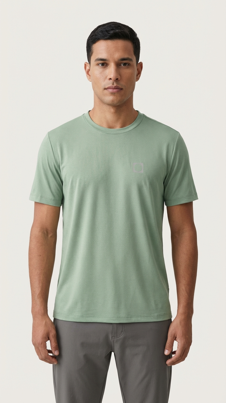 Camiseta Masculina Essencial Oliva