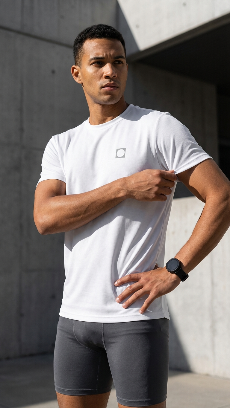 Camiseta Masculina Essencial White