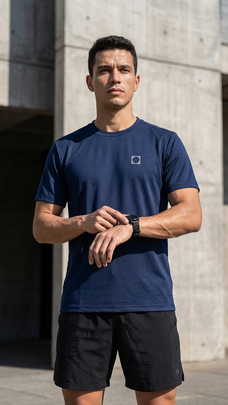 Camiseta Masculina Essencial Marinho