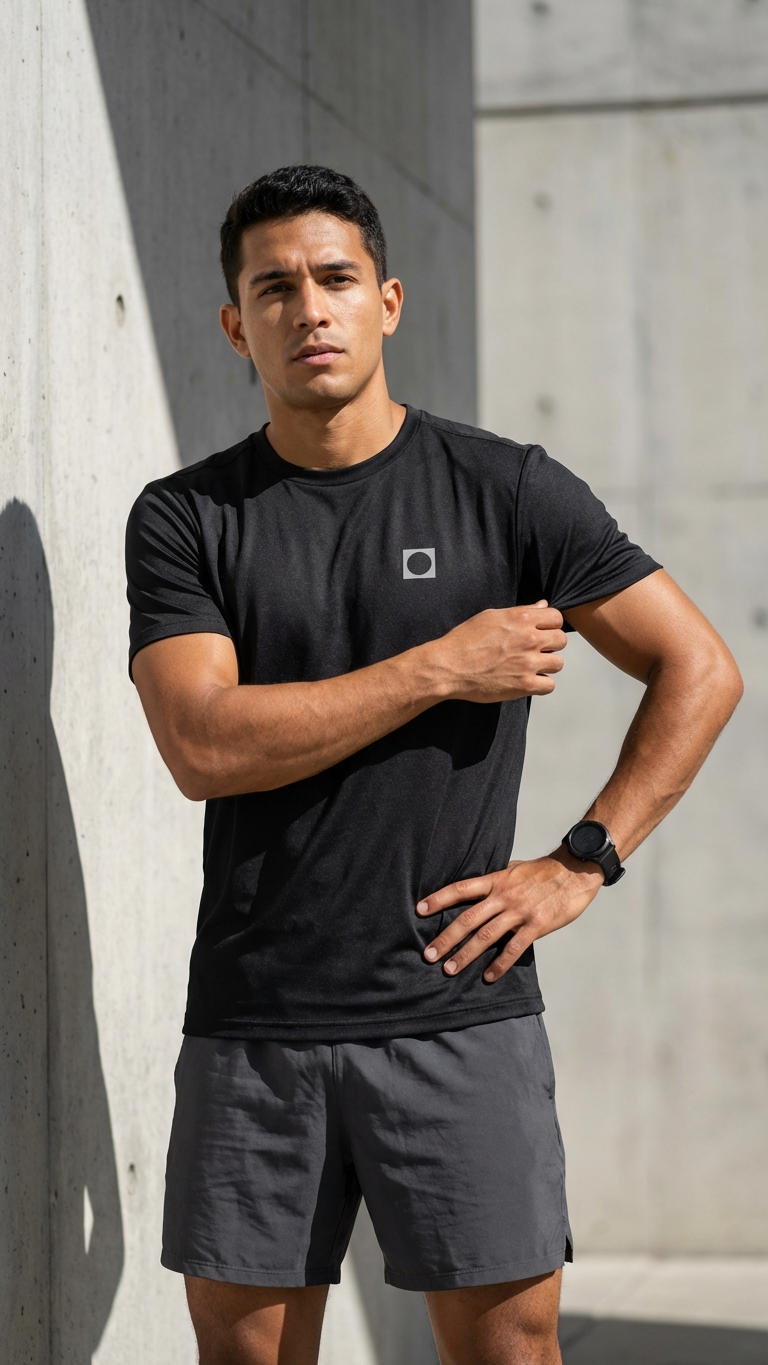 Camiseta Masculina Essencial Preto