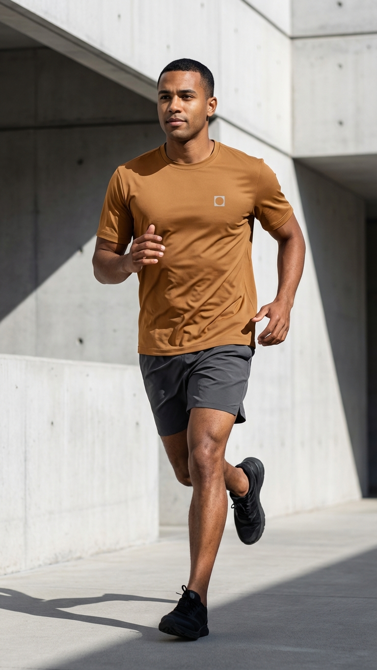 Camiseta Masculina Essencial Brown