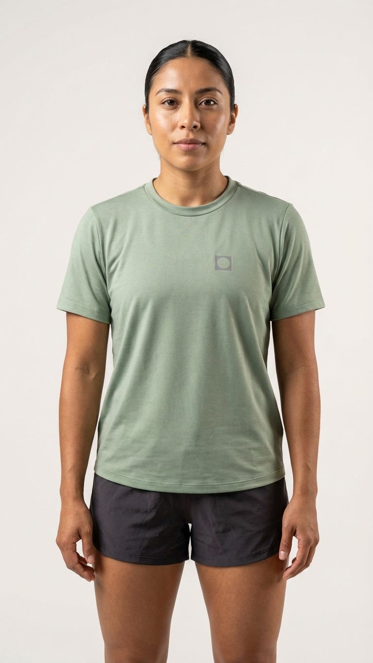 Camiseta Feminina Essencial Oliva