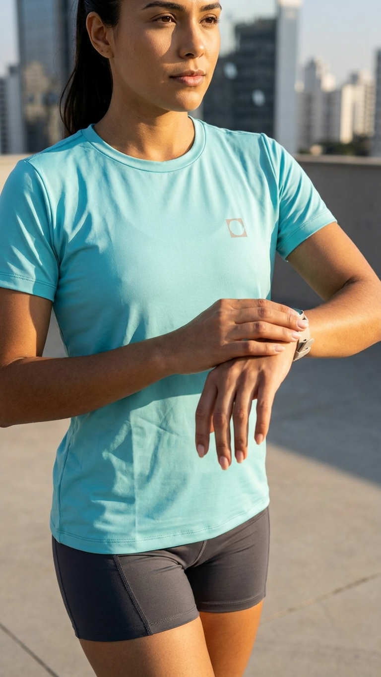 Camiseta Feminina Essencial Menta